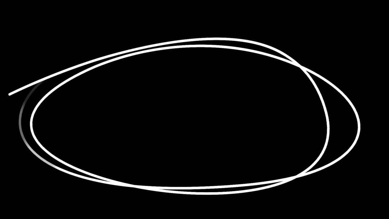 Hand-drawn Oval