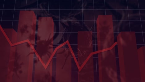 animación del procesamiento de datos sobre las células del virus