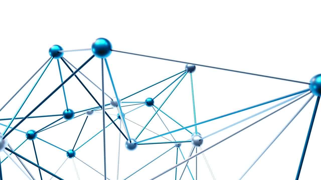 estructura molecular futurista de 4k.