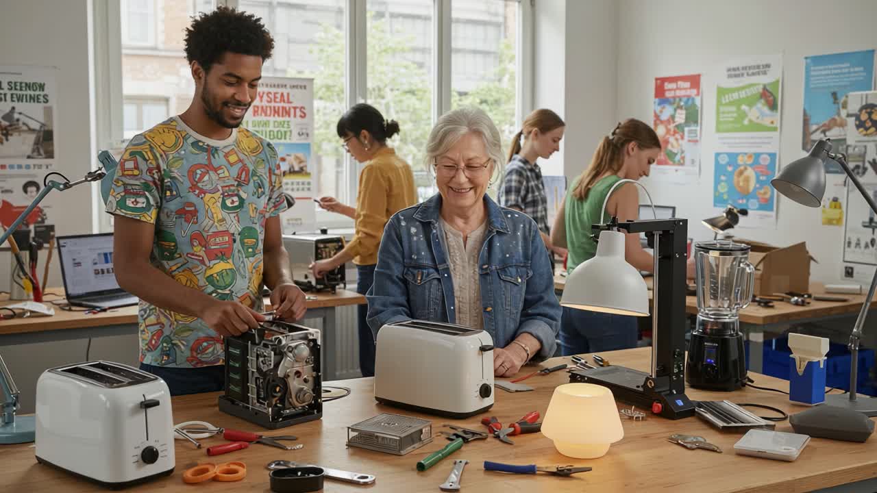 Engaging in Creative Repair: Mentorship and Collaboration in a Workshop with Enthusiastic Participants Fixing Household Appliances