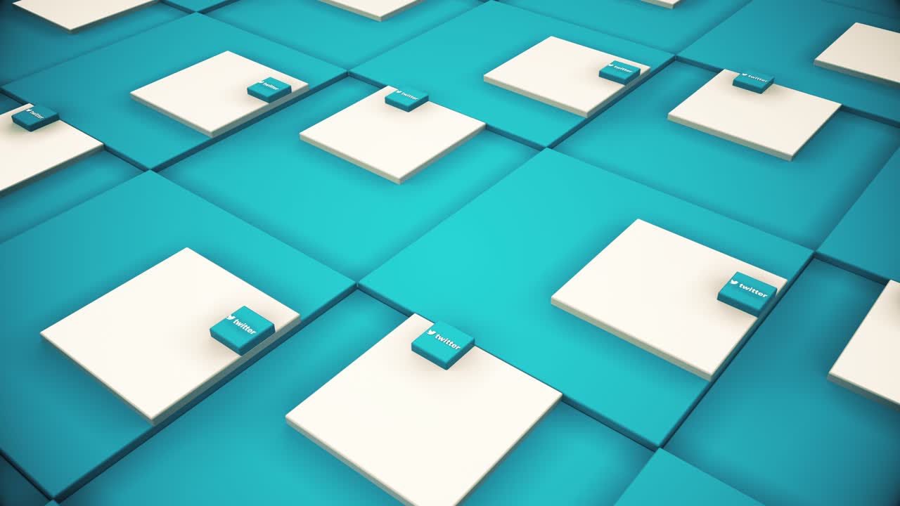 bucle de fondo de las redes sociales de twitter