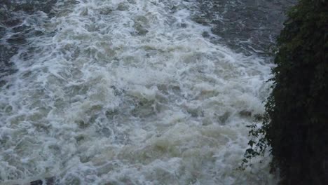 corriente de agua rápida en cámara lenta, corriente de río