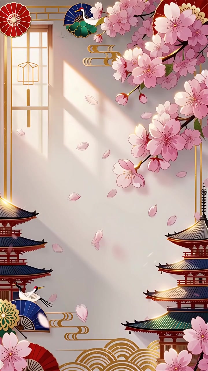 Sfondo Animato Cultura Giapponese 4K