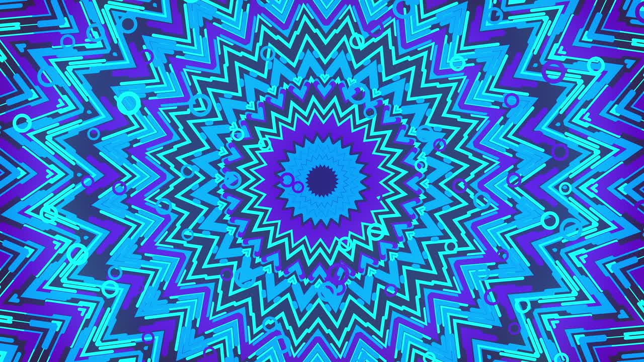 Motivo rotondo piatto blu viola