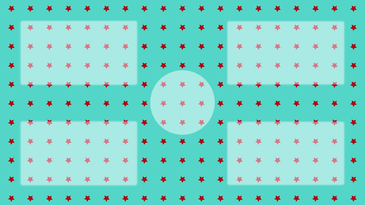 tarjeta de final de onda de estrella pantalla de final de gráficos de movimiento