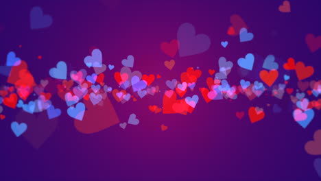 valentines day shiny background animation romantic heart 11