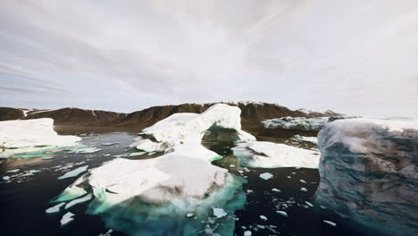 Los-Glaciares-Y-Los-Icebergs-De-La-Antártida