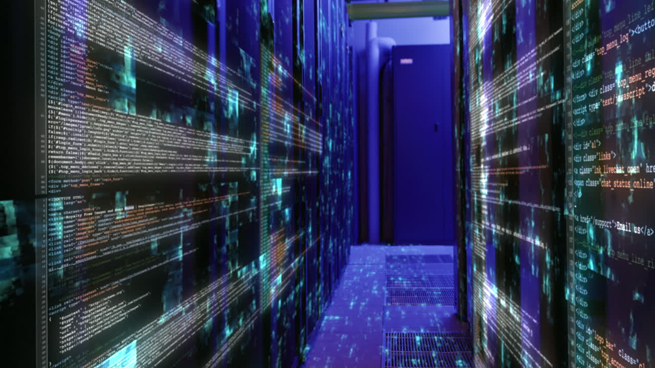 visualización del código del centro de datos