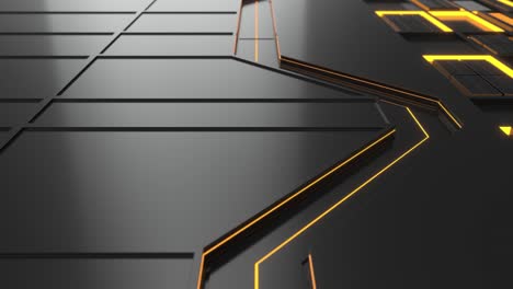 animated futuristic technological or industrial background loop