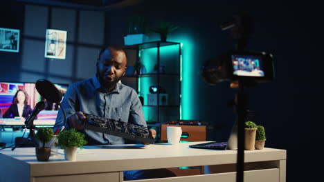 influencer films dj tech unboxing