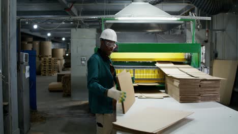 cardboard box production line