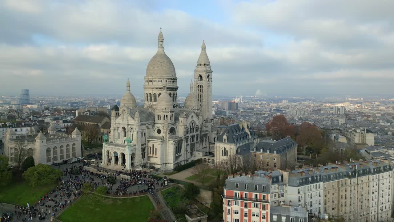 Basilica of Sacred Heart or Sacr&eacute; Coeur of Paris Roman Catholic church