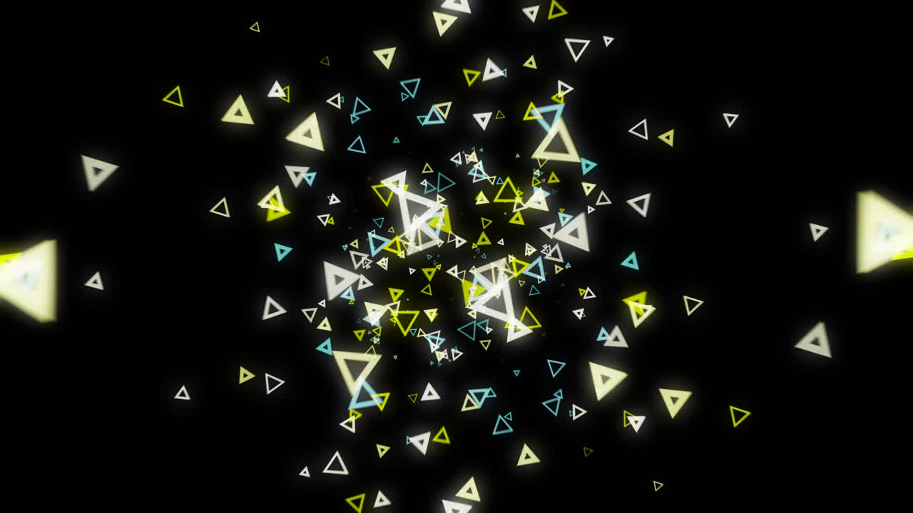 추상적인 삼각형 패턴