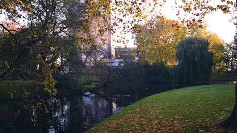 Der-Park,-Rotterdam.-Stadtpark-Im-Herbst