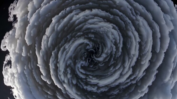Spiral Cloud Formation