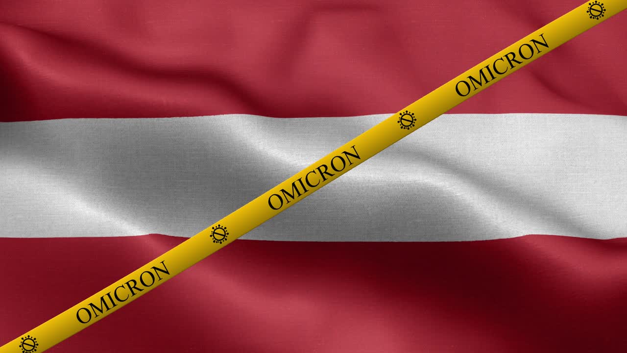 오미크론 변종과 오스트리아 발의 금지 줄무
