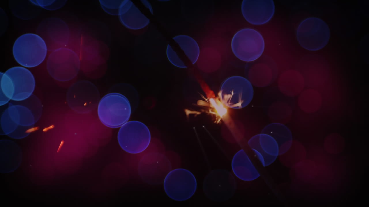 빛의 반 ⁇ 이는 반점과 함께 차 반 ⁇ 이는  ⁇ 불의 애니메이션