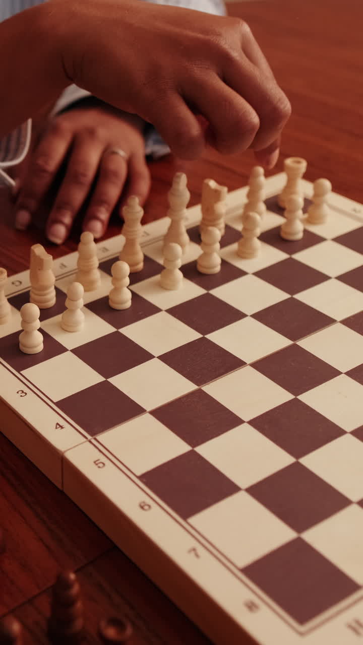 Setting Up for a Chess Game at Home