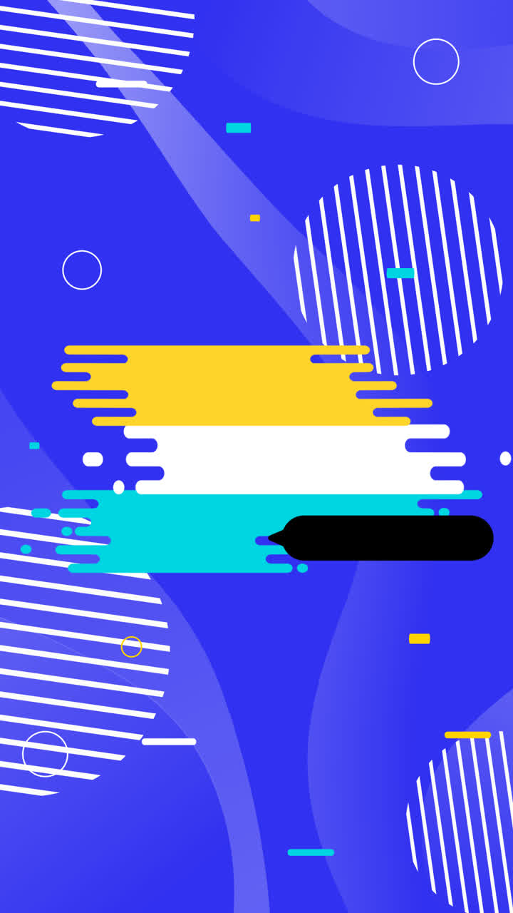 Motion Graphic of Flat design black friday banner