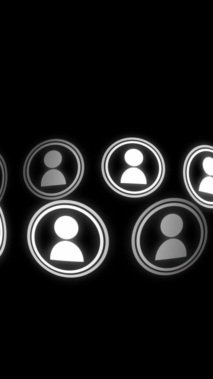 Social media circle 4k
