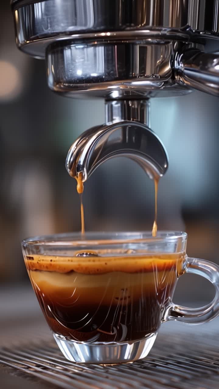 Um Olhar Detalhado no Processo de Preparação do Café: Da Extração de Espresso Rico à Crema em Camadas em uma Xícara Perfeitamente Elaborada
