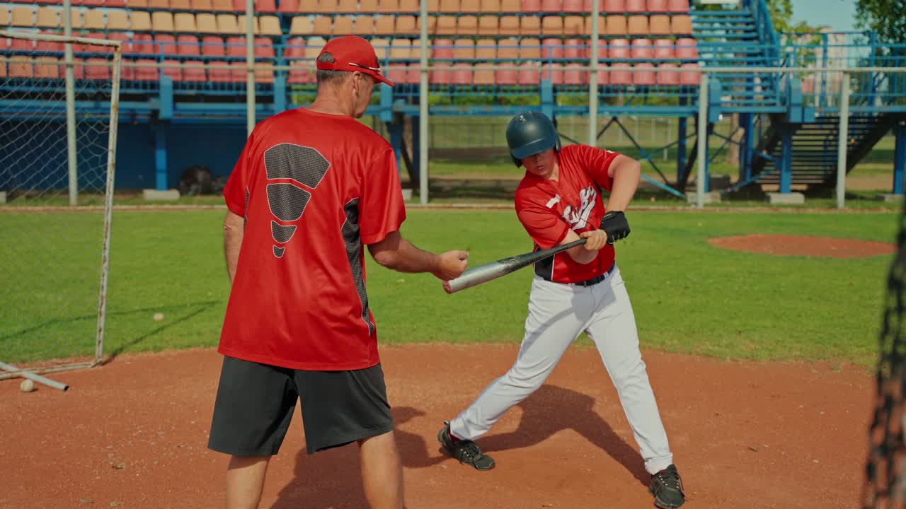 Sessione di allenamento di baseball