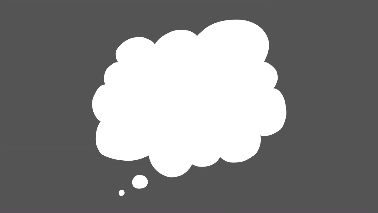 Cartoon Liquid Speech Cloud