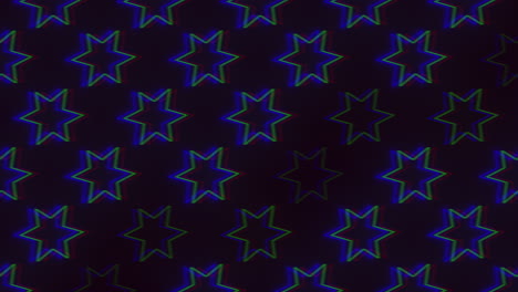 colorful star pattern vibrant and harmonious design