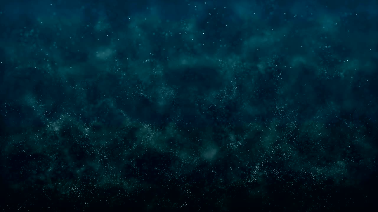 4 k partículas de polvo flotando en el espacio (bucle sin costuras)