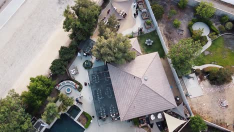 Aerial-shot-of-wedding