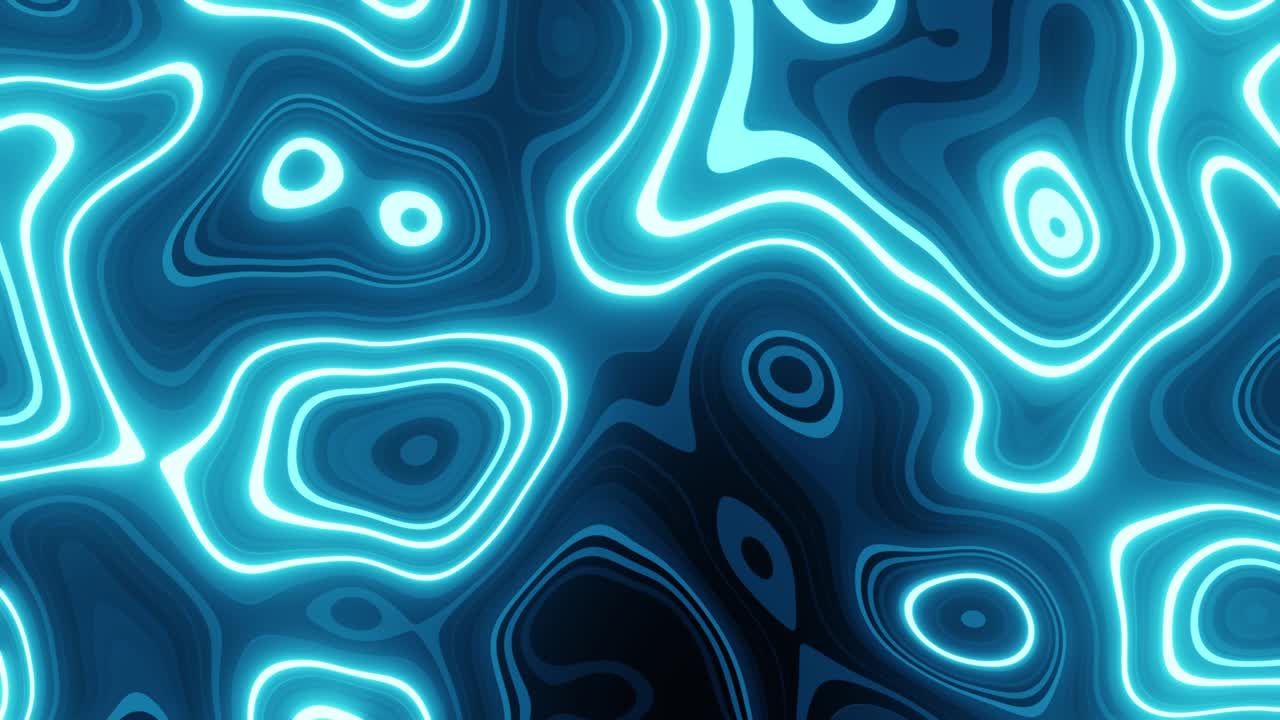 VJ loop background of the blue neon paints