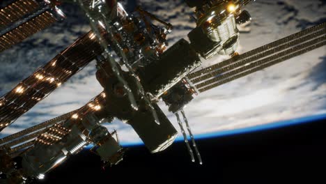 la estación espacial internacional. elementos de esta imagen proporcionados por la nasa
