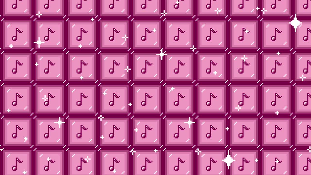 Pixel art tile eighth note Looping animated background. 1080p (1).mp4