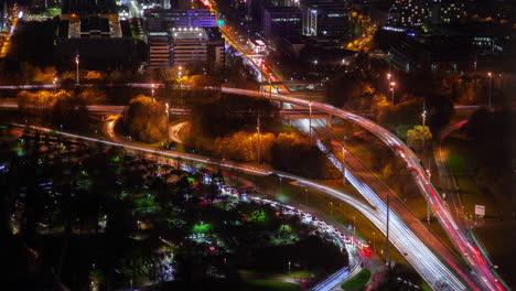 Munich-Night-Aerial-Timelapse-Traffic