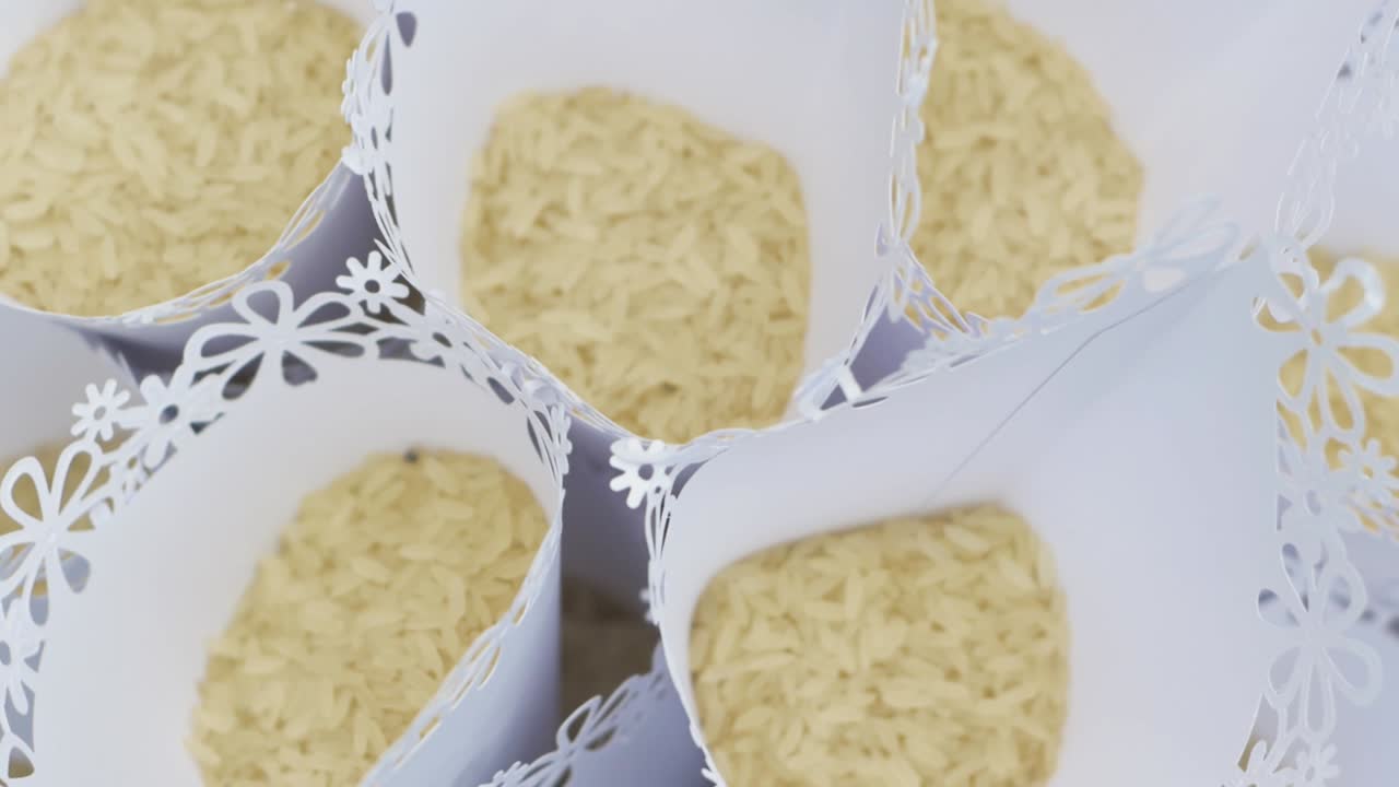 결혼식을 위한 쌀