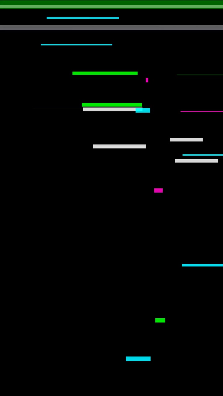 Digital Glitch Effect with Colorful Horizontal Lines