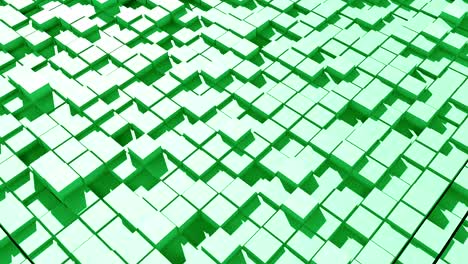 superficie abstracta de cubos en movimiento