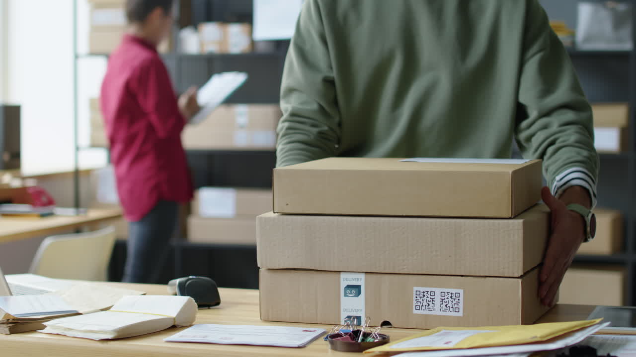 Shipping and Delivery in an Office Setting