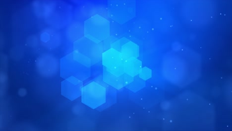 abstract blue hexagon background