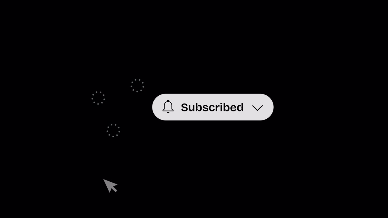 Neo Brutalism Minimal Offset Like & Subscribe Button