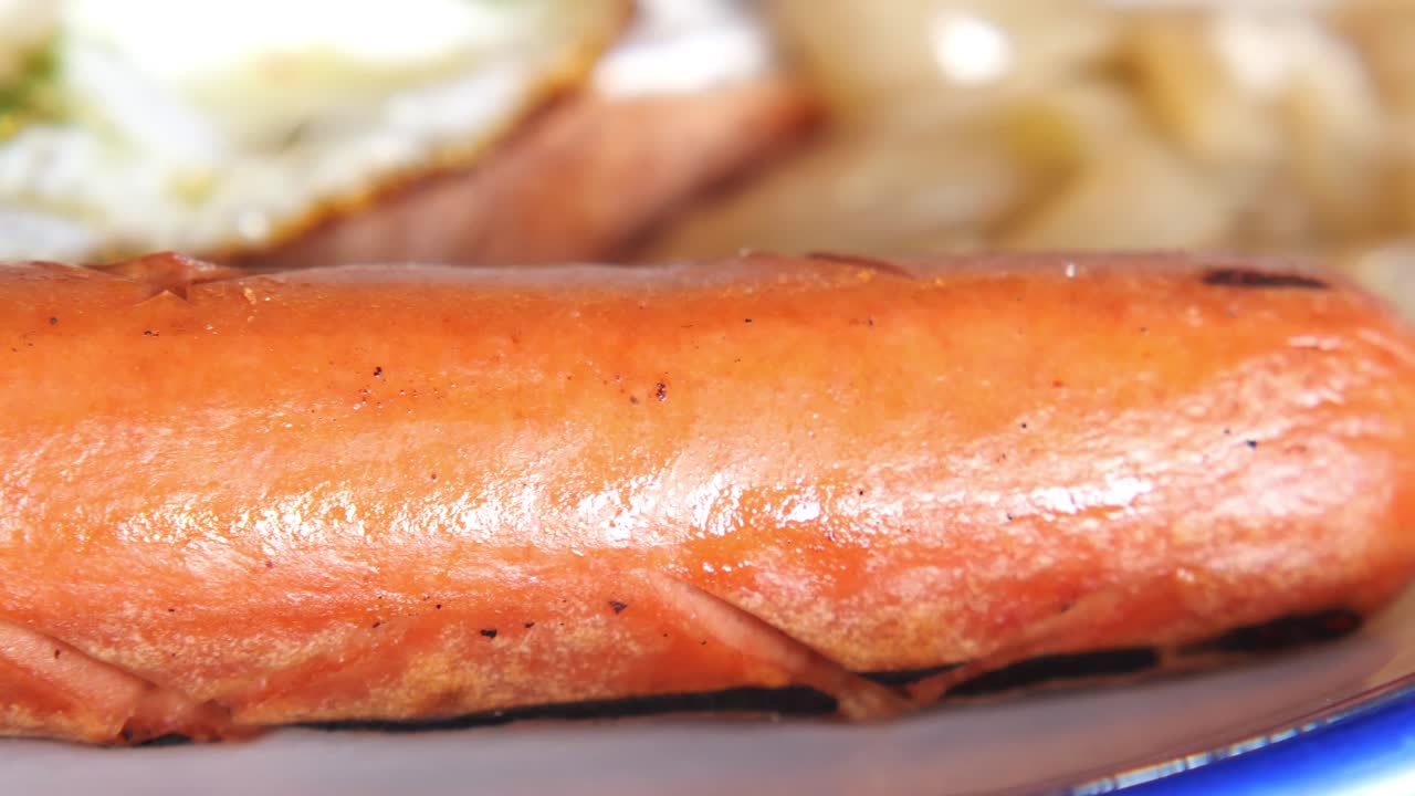 Sausage close-up