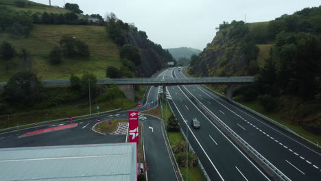 highway in a mountainous landscape