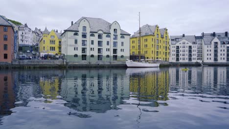 aksla at the city of alesund , norway