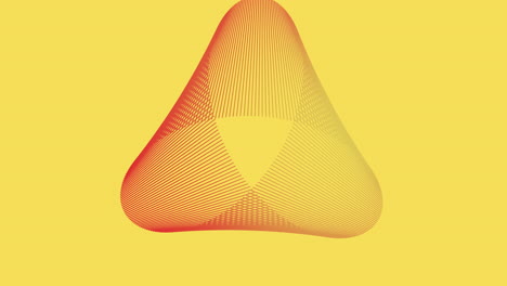 red triangles on yellow gradient space