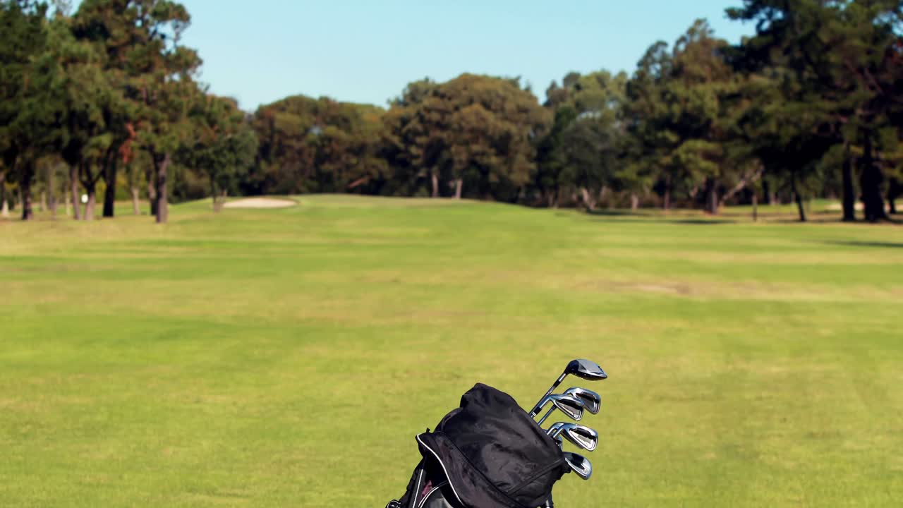 Borsa da golf con mazza da golf