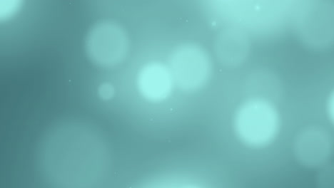 animación del icono de la escuela sobre globos y puntos de luz sobre fondo azul