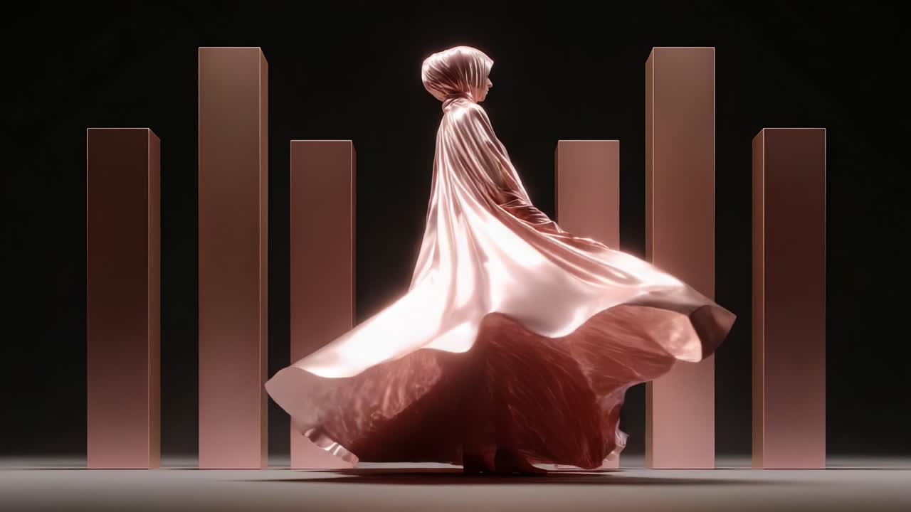 Elegant Fashion with Metallic Accents