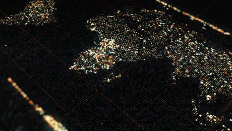 digital world map visualization