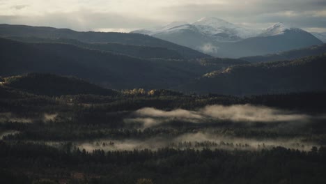 misty mountain landscape