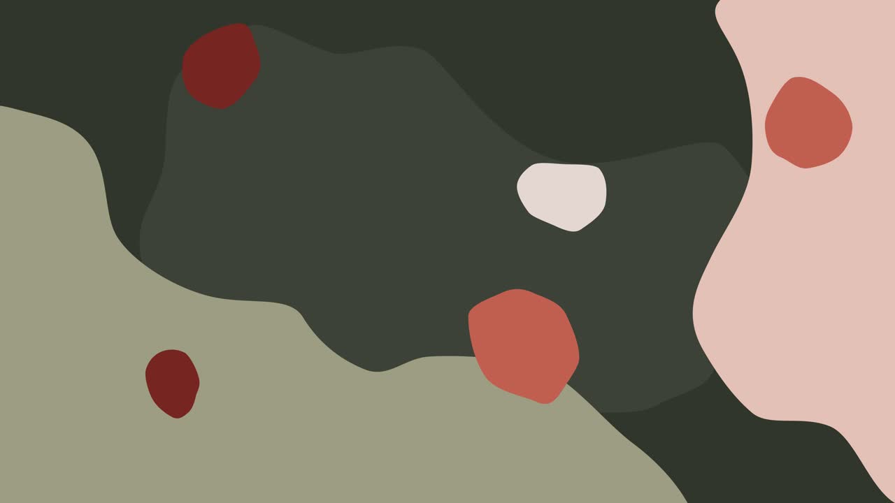 추상적인 다채로운 그림자 초록색 배경